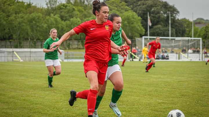 Eve Watson in action at Footes Lane